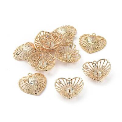 Brass Peg Bails Pendants
