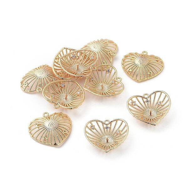 Brass Peg Bails Pendants