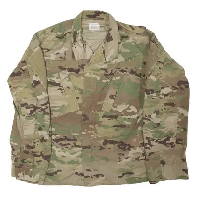 SNC MANUFACTURING LLC Short Military Jacket Green Camouflage Mens M