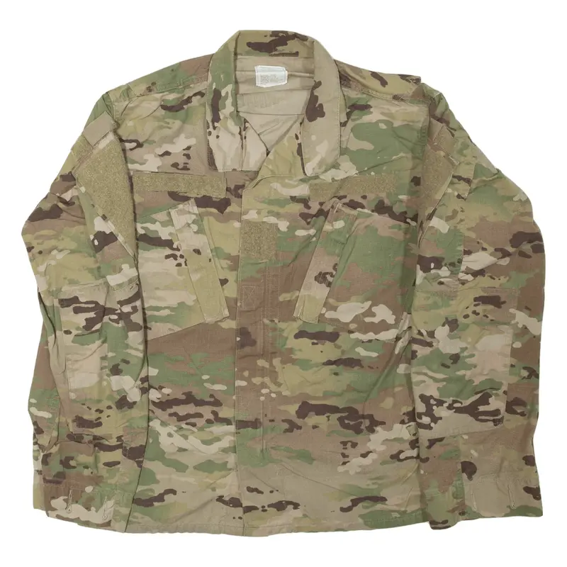 SNC MANUFACTURING LLC Short Military Jacket Green Camouflage Mens M