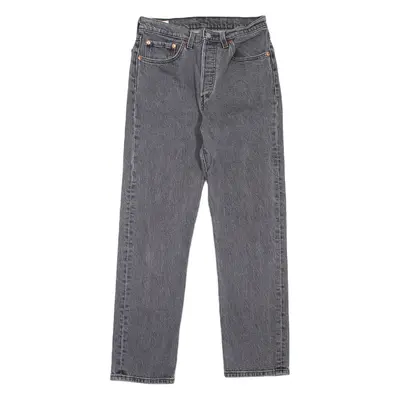 LEVI'S 501 BIG E Jeans Womens Grey Regular Straight W27 L28