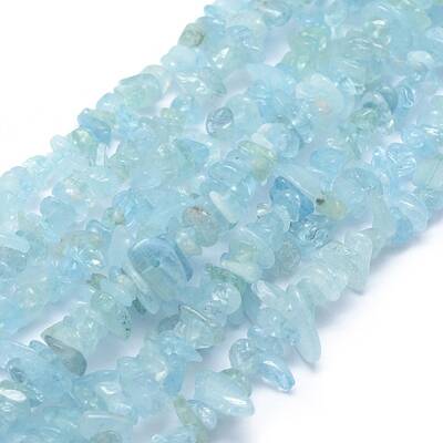 Natural Aquamarine Beads Strands