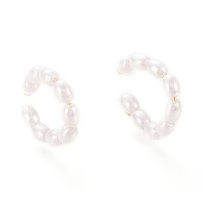 Brass Cuff Earrings