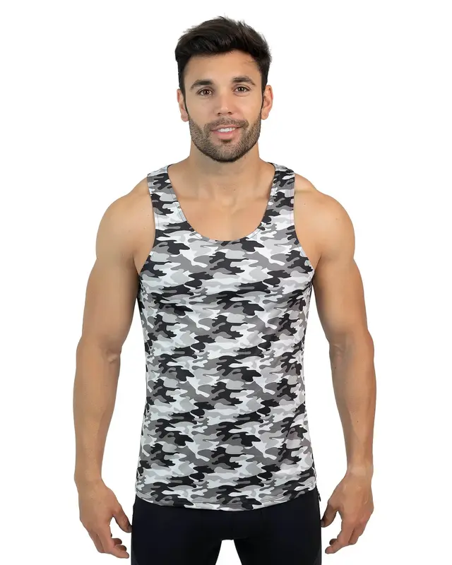 Gray Camo Tank Top | Size: XL | Color: Gray Camo