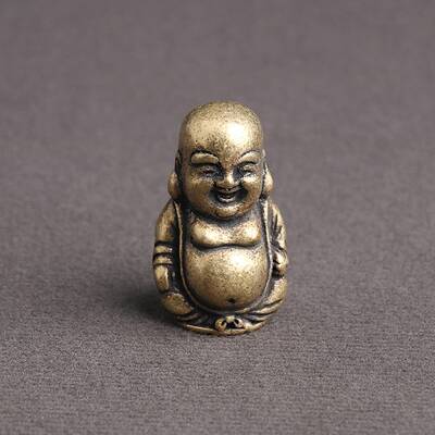 Brass Buddha Statue Display Decoration