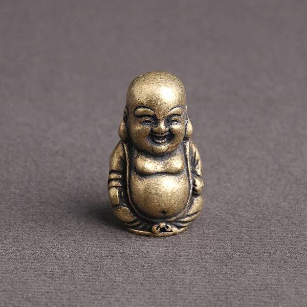 Brass Buddha Statue Display Decoration