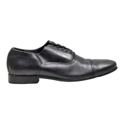 CALVIN KLEIN Oxford Shoes Black Leather Mens UK 11