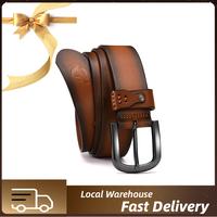 【Father Day Gift】 Western Cowboy Leather Belt 1 3/8\