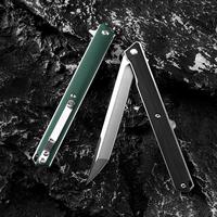 EDC knife, portable knife, G10 handle multi-function folding knife, D2 steel knife body, stainless steel pocket knife, precis...