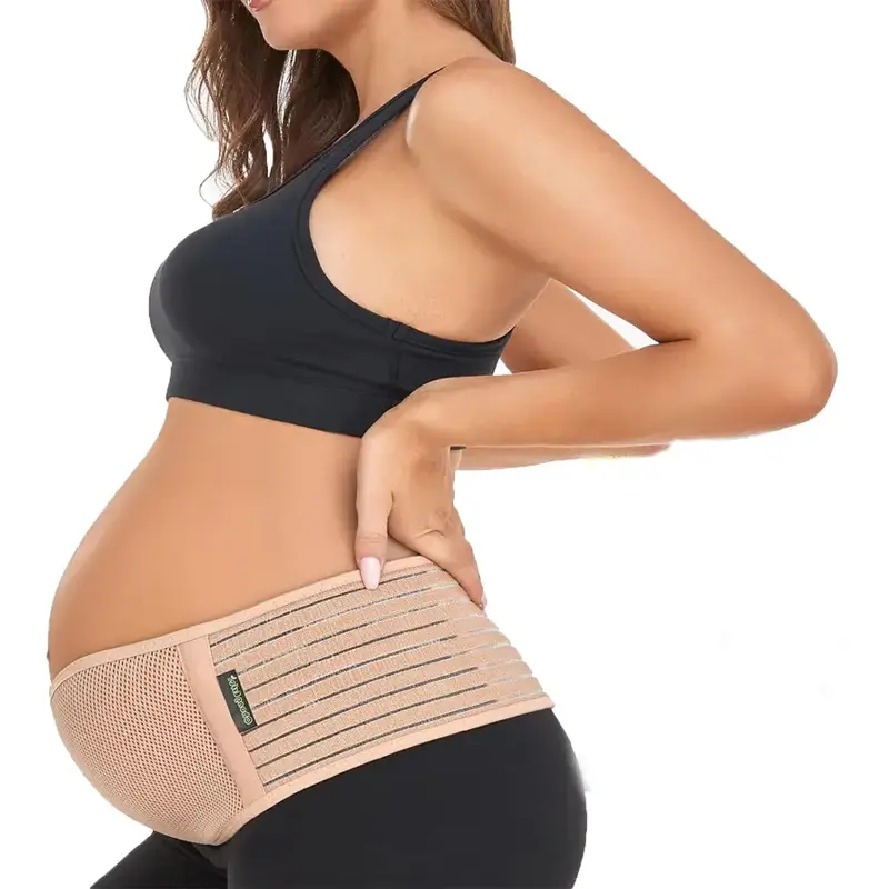 Maternity Belly Band for Pregnant Women | Pregnancy Belly Support Band for Abdomen, Pelvic, Waist, & Back Pain | Adjustable M...