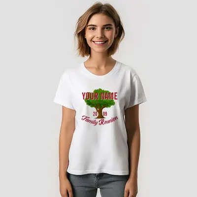 Lively Tree Personalized Family Reunion T-Shirt
