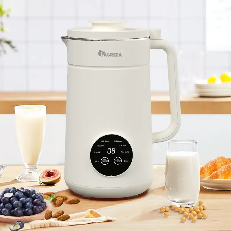 Mother's Day Gift IAGREEA Automatic Nuts Milk Maker, Plug and Play 1000ML Milk Maker, Multifunctional Juicer for Coffee, Gra...
