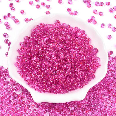 3/0 Baking Paint Glass Fringe Seed Beads