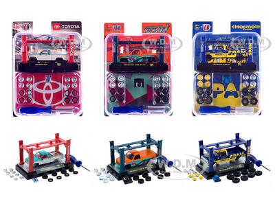 Model Kit 3 piece Car Set Release #88 Limited Edition to 4800 pieces Worldwide 1/64 Diecast Model Cars by M2 Machines