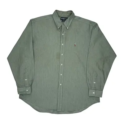 Blake Ralph Lauren Shirt - XL Green Cotton | Size: x-large