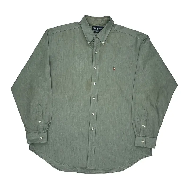 Blake Ralph Lauren Shirt - XL Green Cotton | Size: x-large