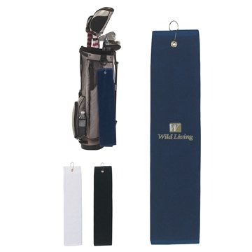 25 Promotional Folded Golf Towel - Cotton