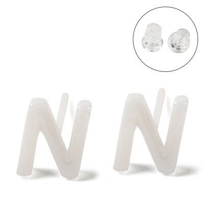 Hypoallergenic Bioceramics Zirconia Ceramic Stud Earrings