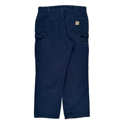Carhartt Carpenter Trousers - 34W 29L Navy Cotton | Size: 34″ waist