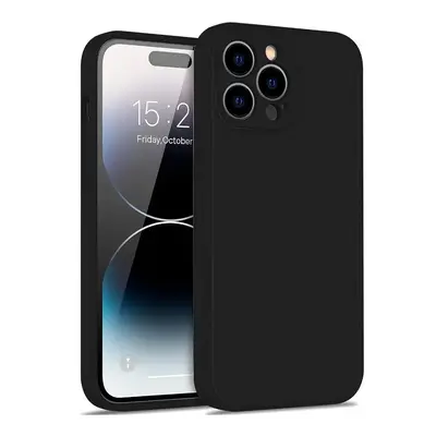 Minimalist Solid Color Phone Case for iPhone 15 Pro Max 15 Pro 15 Plus 15, 1 Count Liquid Silicone Cellphone Shockproof Case ...