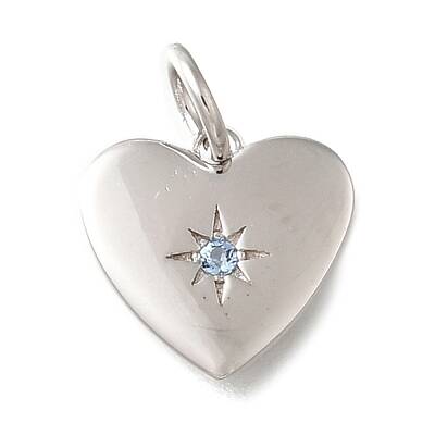 925 Sterling Silver Micro Pave Clear Cubic Zirconia Charms