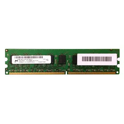 Micron MT18HTF25672AZ-80EH1 | 2GB DDR2-800MHz PC2-6400 ECC Unbuffered UDIMM CL6 2Rx8 1.8V 240-Pin Memory Module