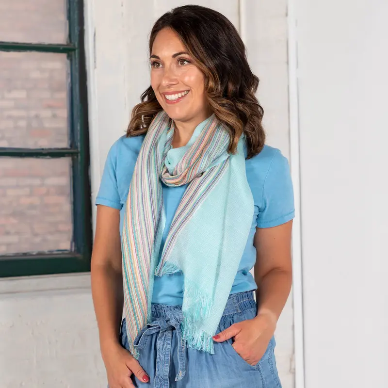 Mystic Colors of the Sky Scarf - Pastel Multicolor