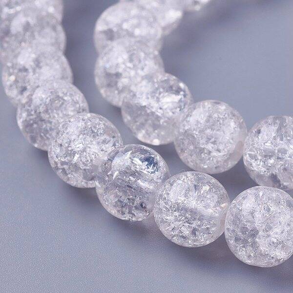 Crackle Glass Bead Strands