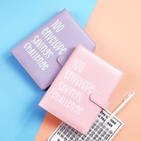 100 Envelope Challenge Binder, Savings Challenges Sheets ，Budget Binder with Cash Envelopes，Money Saving Budget Binder of...