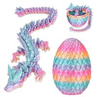 3D Printed Dragon Egg with Dragon Inside, Mystery Crystal Dragon Egg for Easter Basket Stuffers, 2025 Easter Basket Essential...
