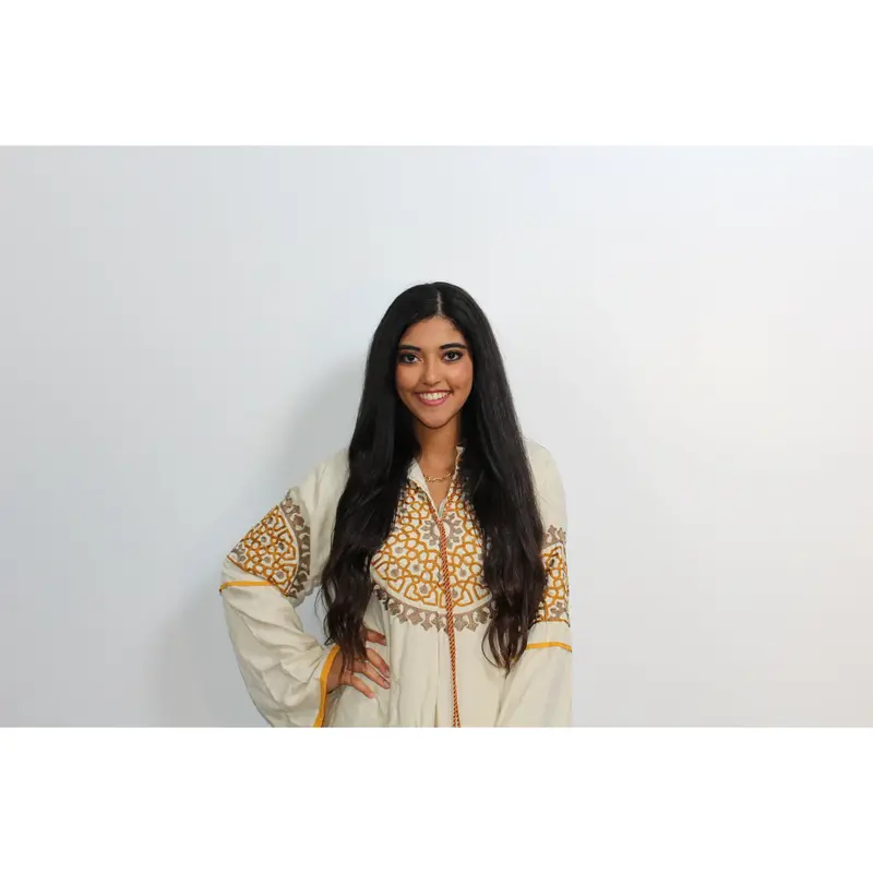 Golden Embrace Abaya