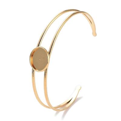 Ion Plating(IP) 304 Stainless Steel Bracelets Setting Making