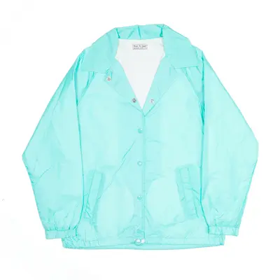 Blue 90s Nylon Coach Jacket Womens S
