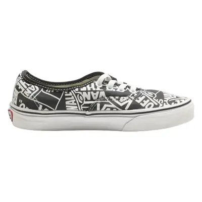 VANS Old Skool Low Top Trainers Black Canvas Womens UK 4.5