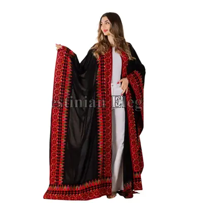 Zareefa Heritage Embroidered Bisht | Elegant Cultural Cloak