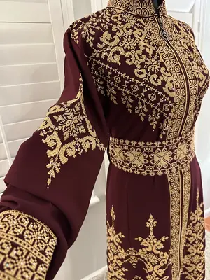Rahaf Abaya - Women's Embrodiered Abaya