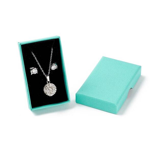 Paper with Sponge Mat Necklace Boxes
