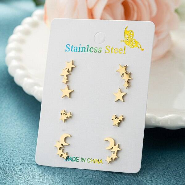304 Stainless Steel Earring Sets