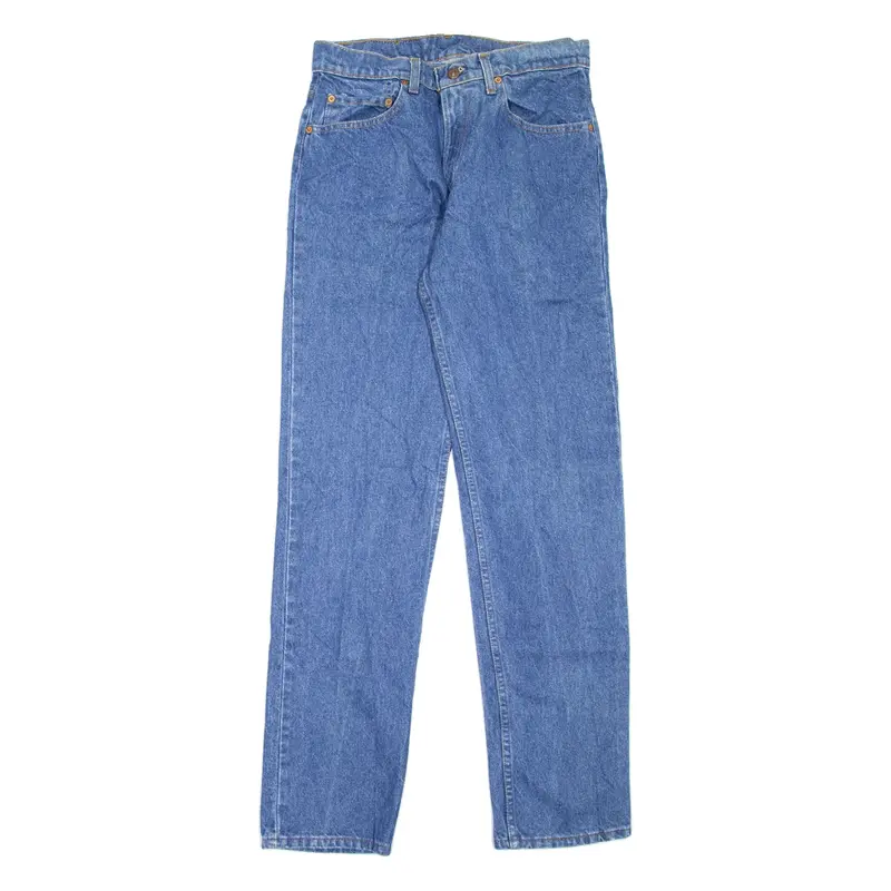 LEVI'S 506 Jeans Made In USA Mens Blue Regular Straight 90s W32 L34