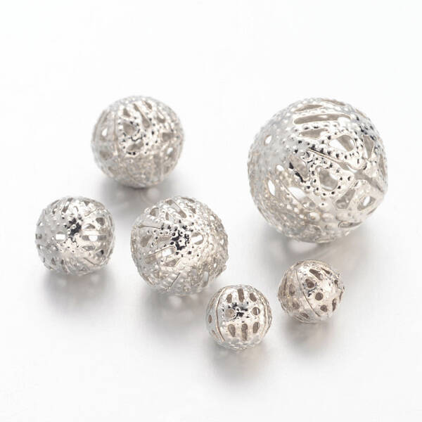 Iron Filigree Beads