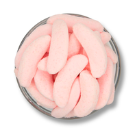 Swedish Candy Sour Strawberry Bananas- 4oz- Sour Candy-Bonbons