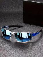 Unisex Fashionable Tinted Lens Glasses, Trendy Casual Glasses for Everyday Use, Fashion Accessories for Outdoor Activities