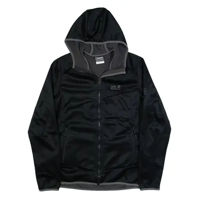 JACK WOLFSKIN Mens Jacket Black Hooded M