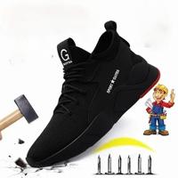Steel Toe Shoes Kevlar Fiber Safety Shoes for Men Breathable Work Shoes Hiking Climbing Shoes Labor Shoes Anti Collision Shoe...