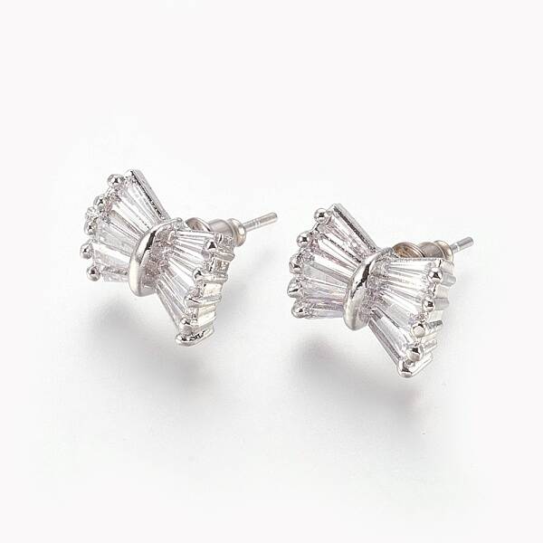 Cubic Zirconia Stud Earrings