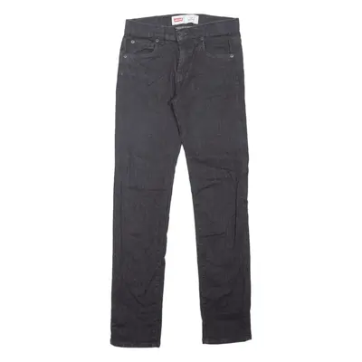 LEVI'S 510 Jeans Black Denim Slim Skinny Boys W26 L28