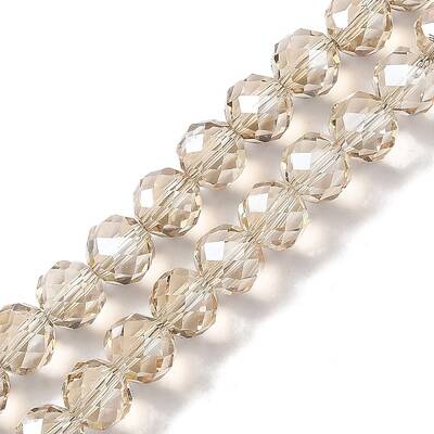 Pearl Luster Plated Electroplate Beads Strands
