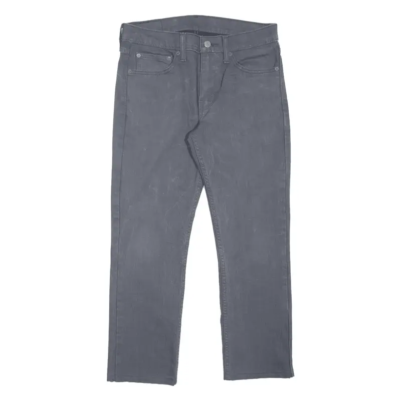 LEVI'S 511 Jeans Grey Denim Slim Straight Mens W32 L25