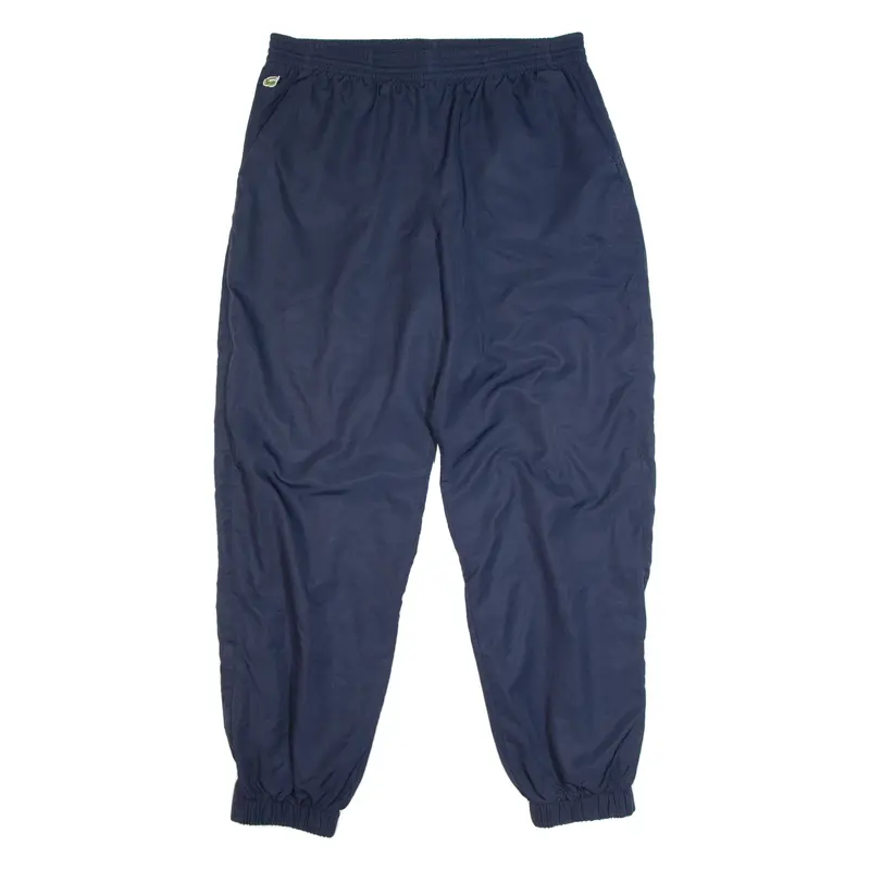 LACOSTE SPORT Mens Track Pants Blue Tapered XL W32 L31