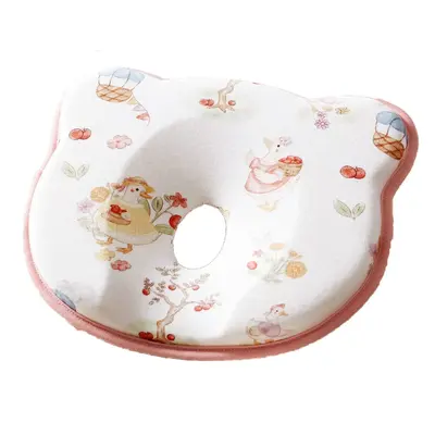 Cute Baby Nap Pillow Silicone Shaping Pillow for Correcting Head Shape Preventing Sideways Sleeping Baby Travel Pillow Comfor...
